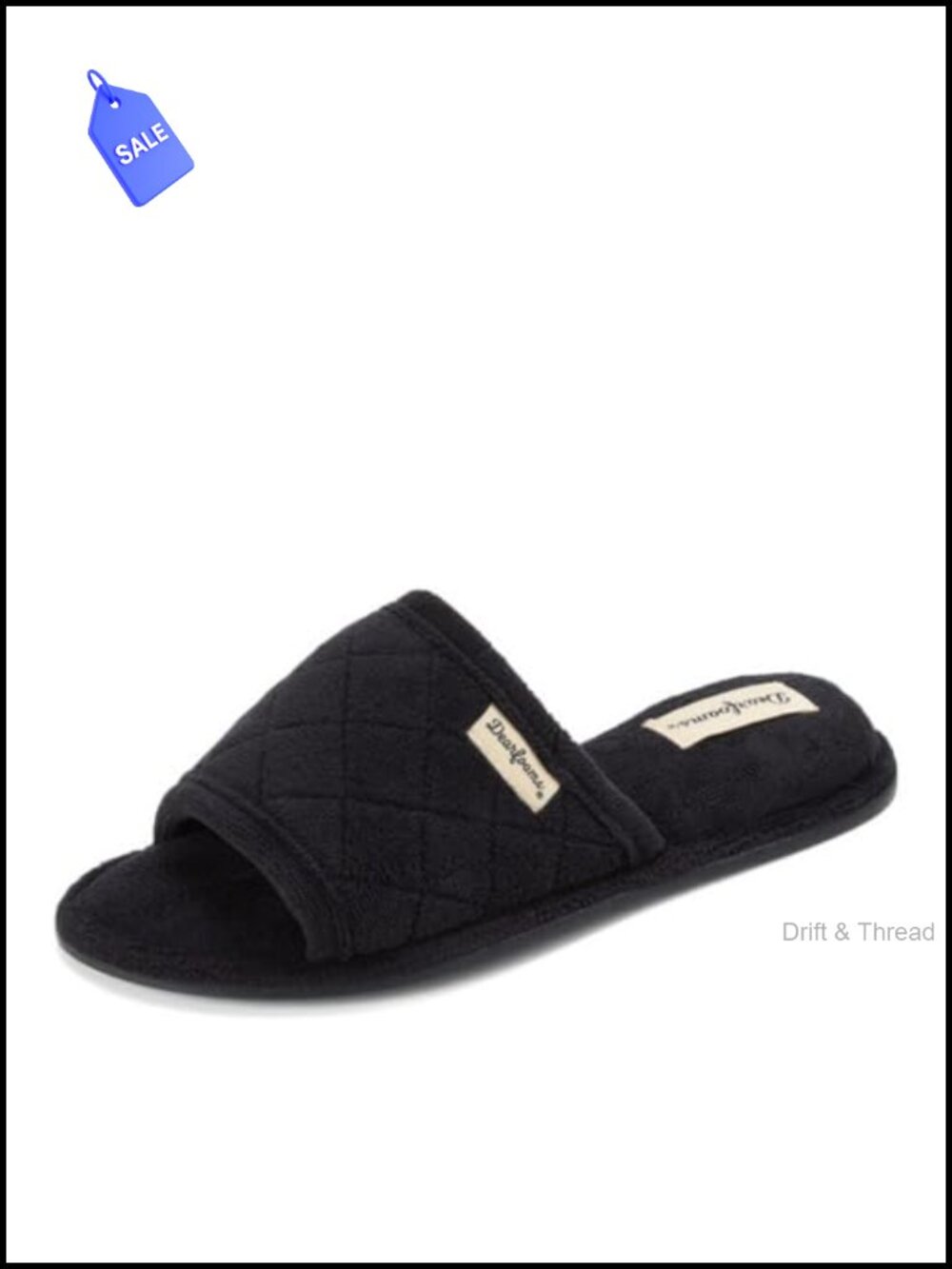 Dearfoams Women's Memory Foam Slide Slipper Summer House Shoe